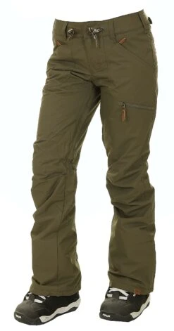 Pantaloni Sci Snowboard Donna Roxy Nadia Pant Col. Ivy Green